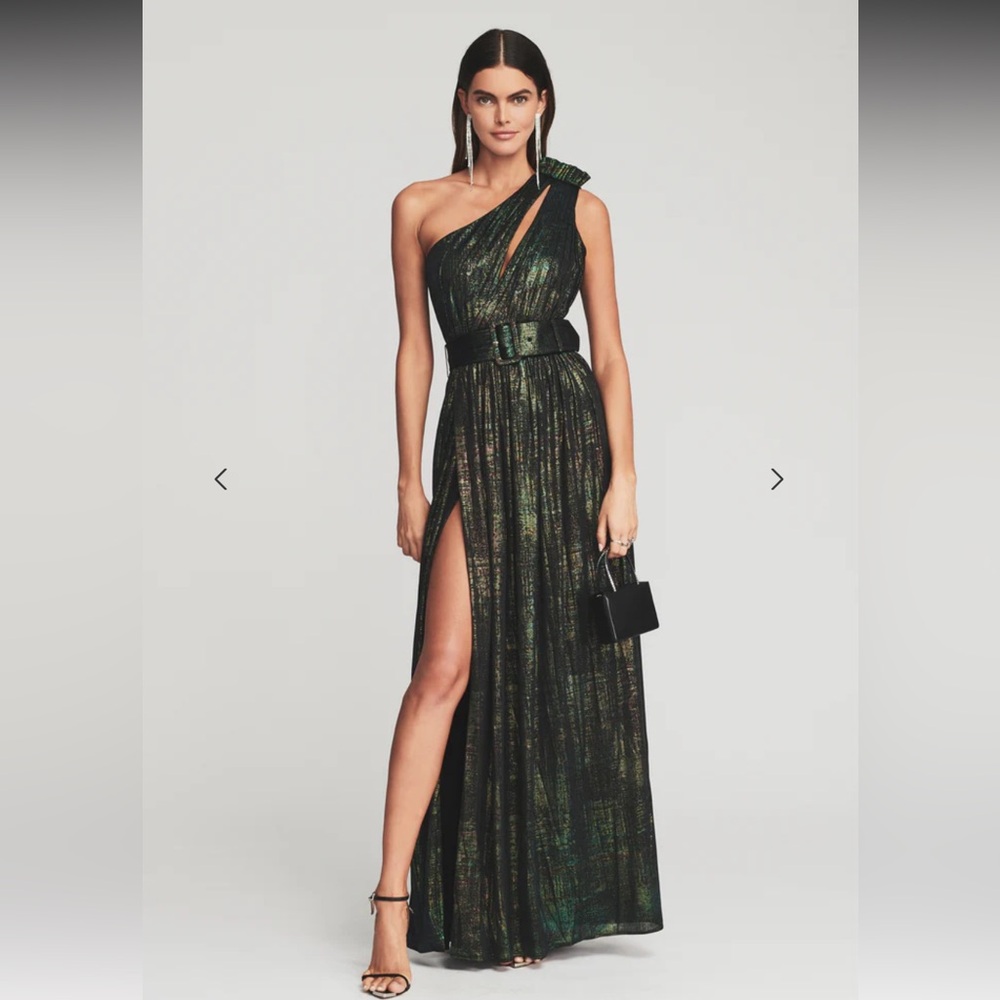 Retrofete Andrea Maxi Gown - Green - Picture 3 of 13